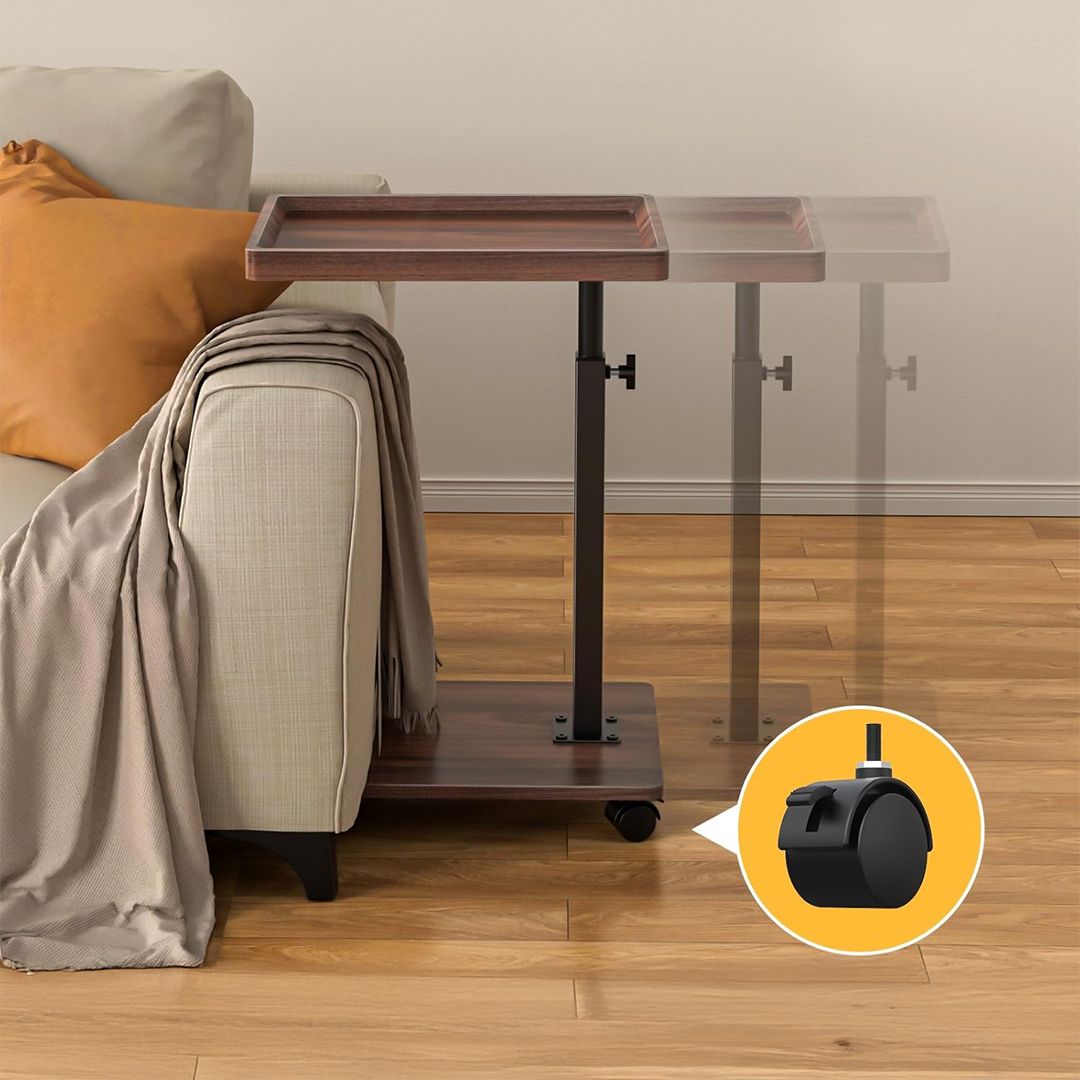 طاولة ضيافة جانبية متحركة بارتفاع مرن - 11