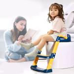 مقعد تدريب على الحمام مع سلم - 12