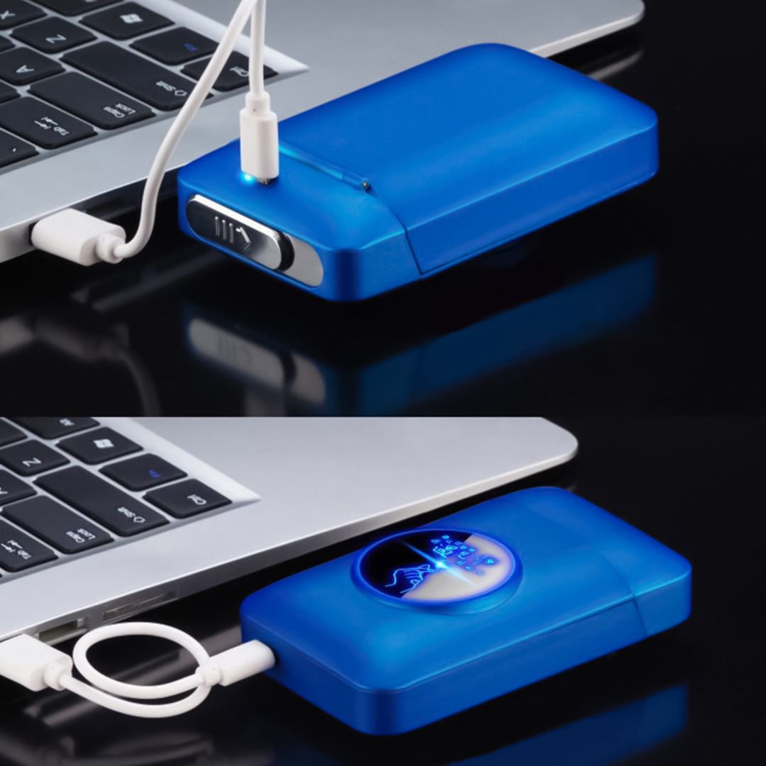 علبة سجائر مع ولاعة الكترونية - 9