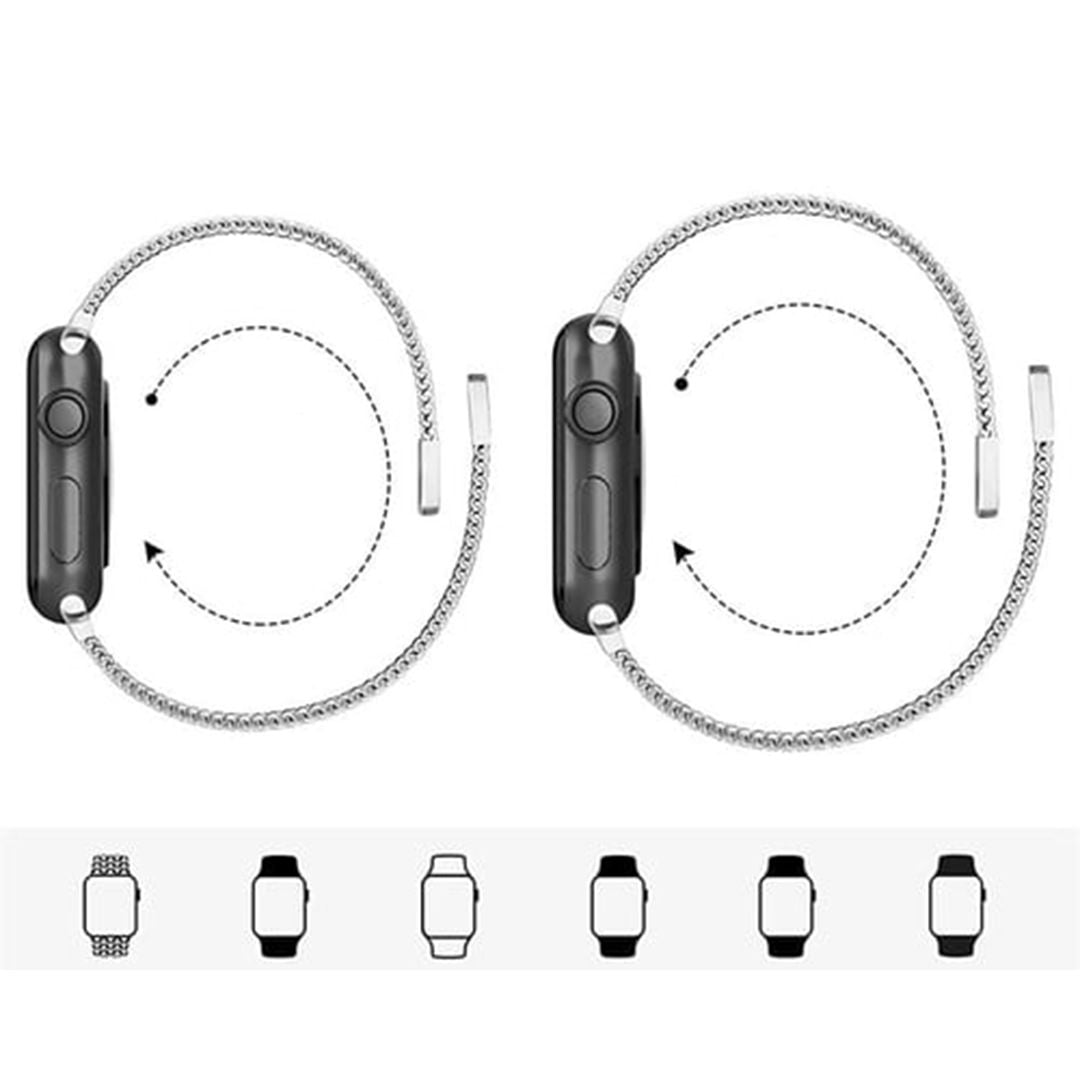 كستك ستانلس لساعات آبل - 5