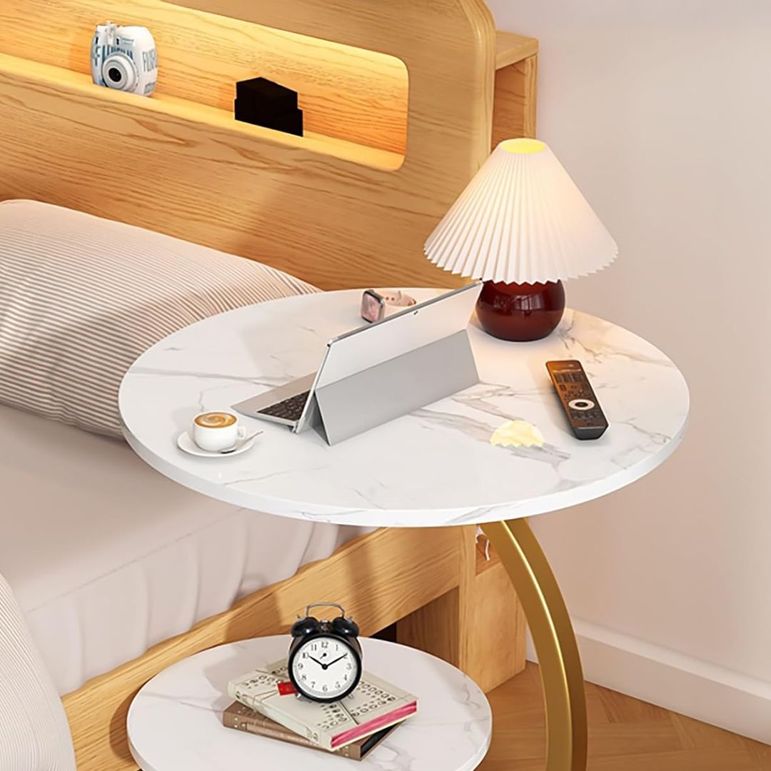 طاولة جانبية بتصميم مزدوج - 6