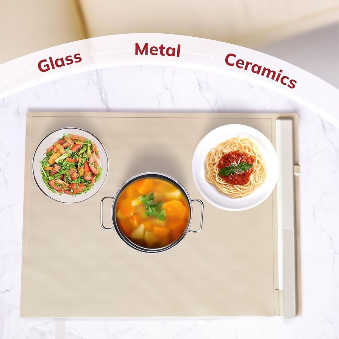 لوح تسخين الطعام السيليكون القابل للطي - 8