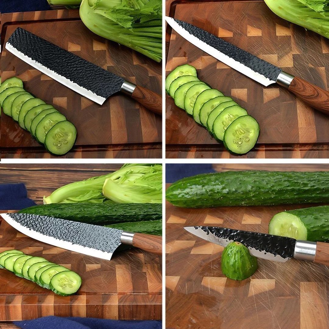 طقم سكاكين ستانلس ستيل للمطبخ - 9