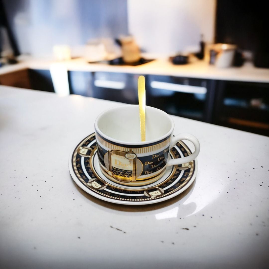 طقم فناجين بتصميم Dior - 3