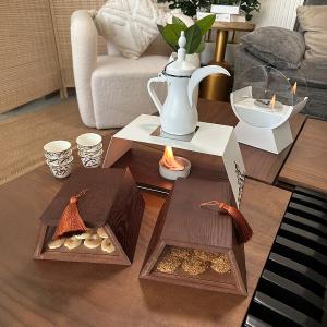 طقم تقديم القهوة العربية الفاخر من روح