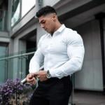 بلوزة بعضلات وهمية للرجال	 - 13