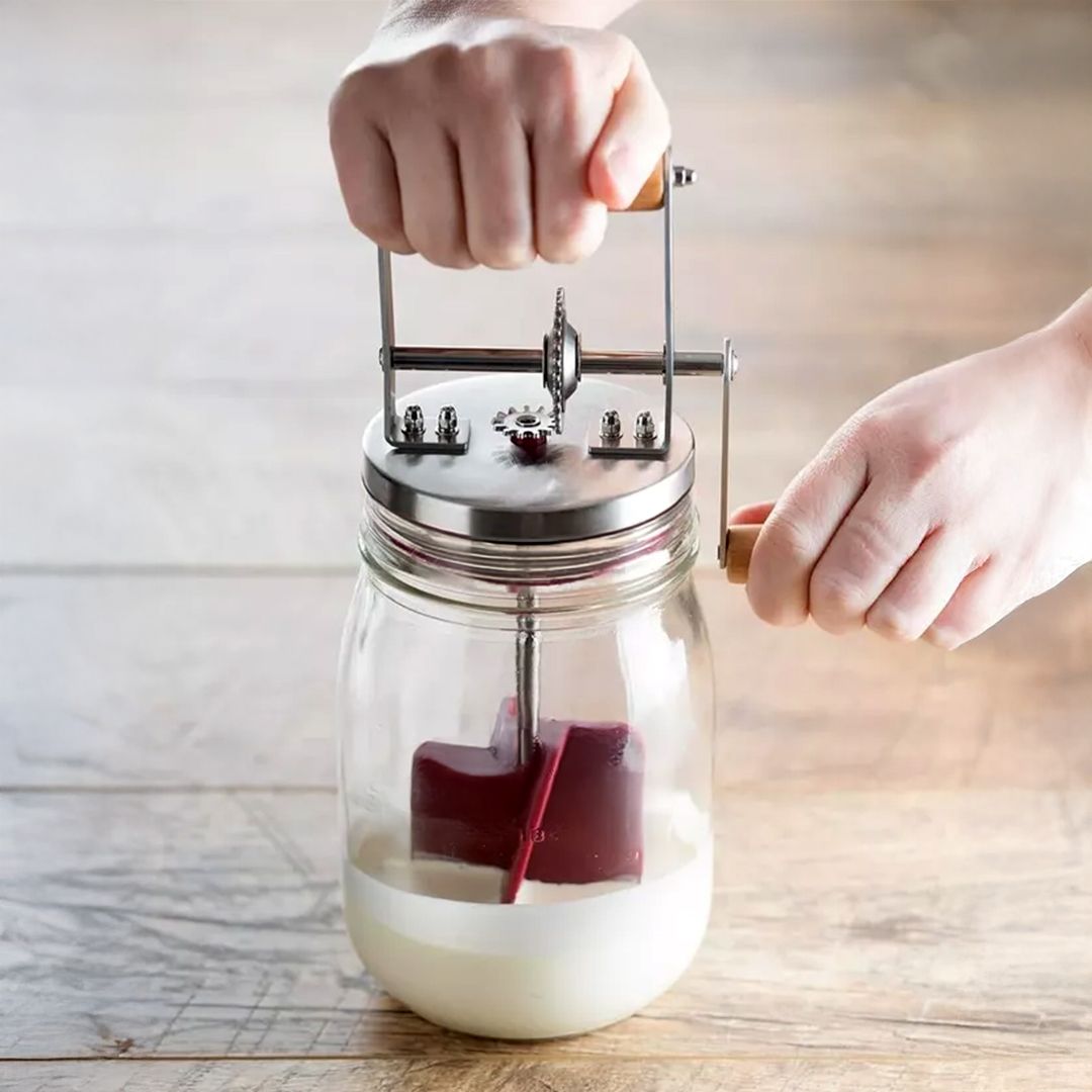 أداة تحضير الزبدة المنزلية - 1