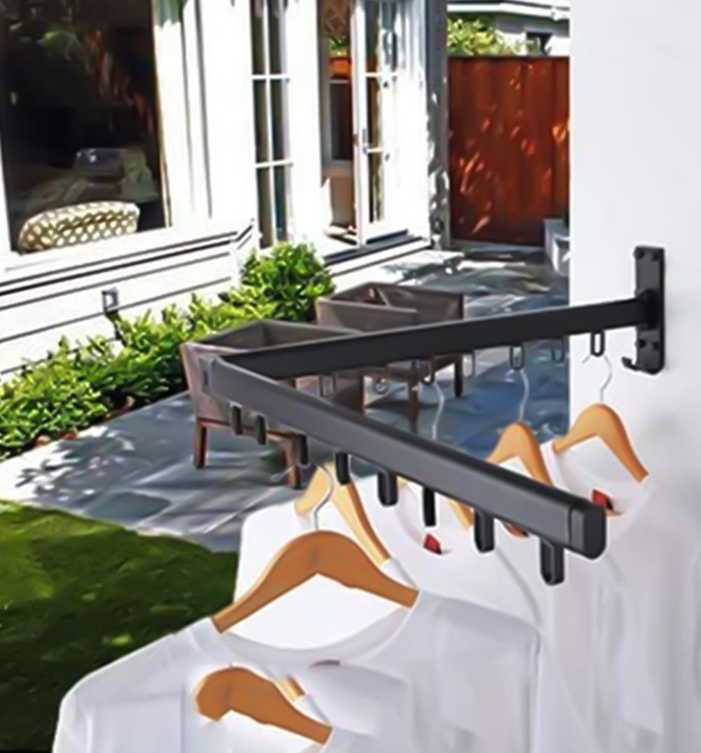 Triple Wall Mounted Clothes Rack product thumbnail 13