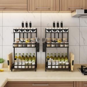 رفوف تنظيم المطبخ 3 رف - 3