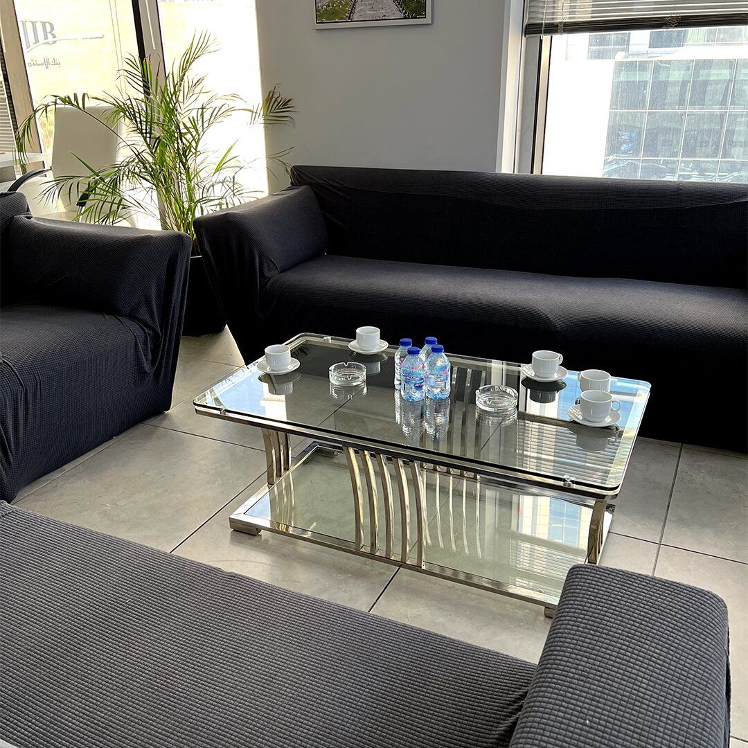  غطاء الكنب المطاطي - 3 مقاعد - 1