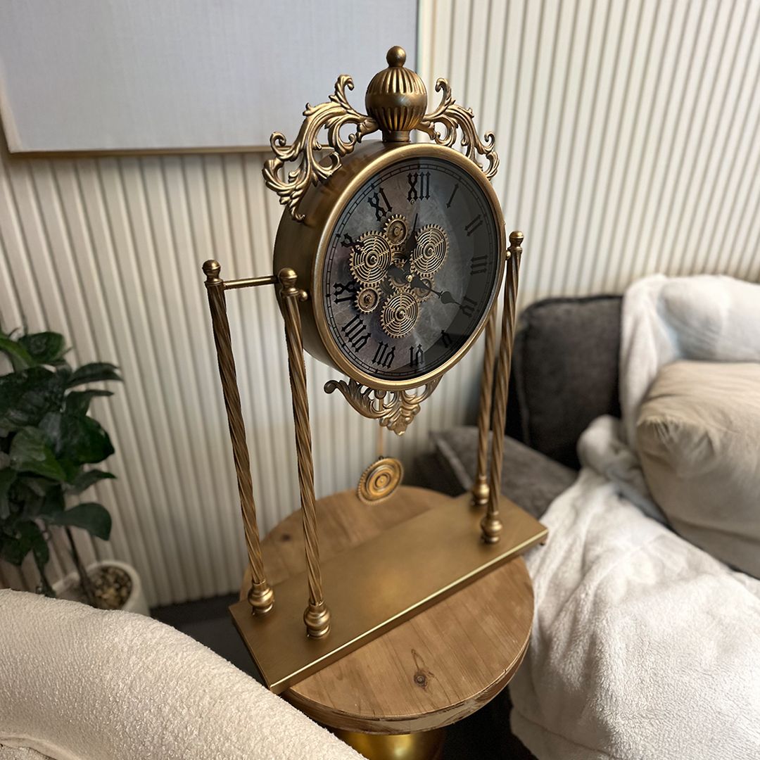 ساعة تروس بتصميم كلاسيكي عتيق - 7
