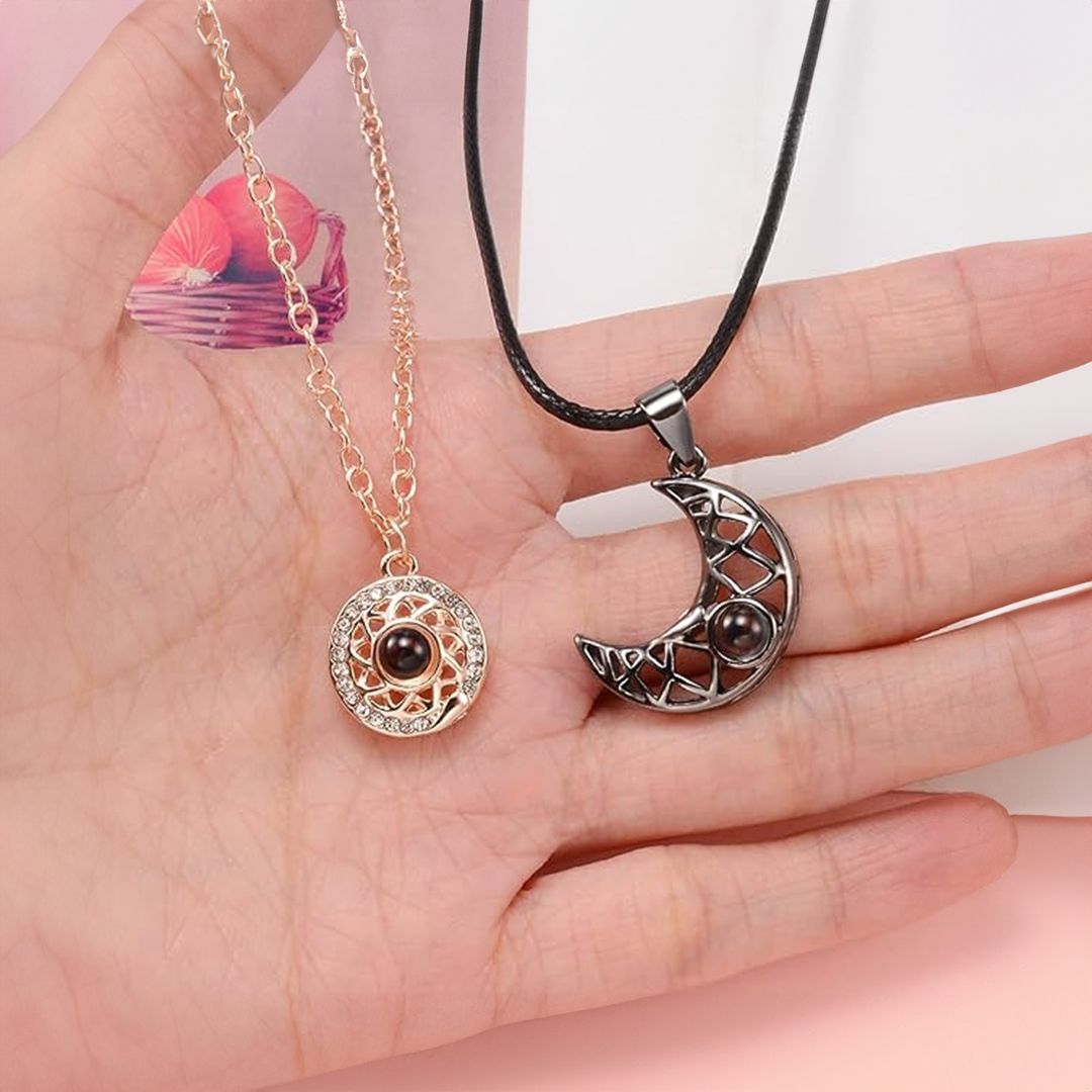 Sun and Moon Necklace for Couples product thumbnail 7