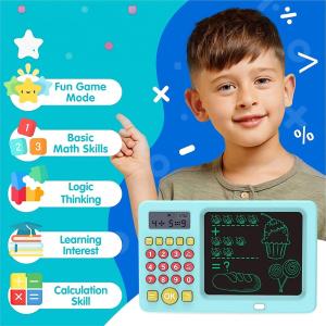 لوح تعليمي مع حاسبة لتعلم الرياضيات للأطفال - 4