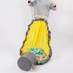 حقيبة تخزين الألعاب مع بساط للعب - 4