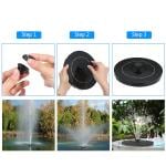 النافورة المُضيئة على الطاقة الشمسية - 17