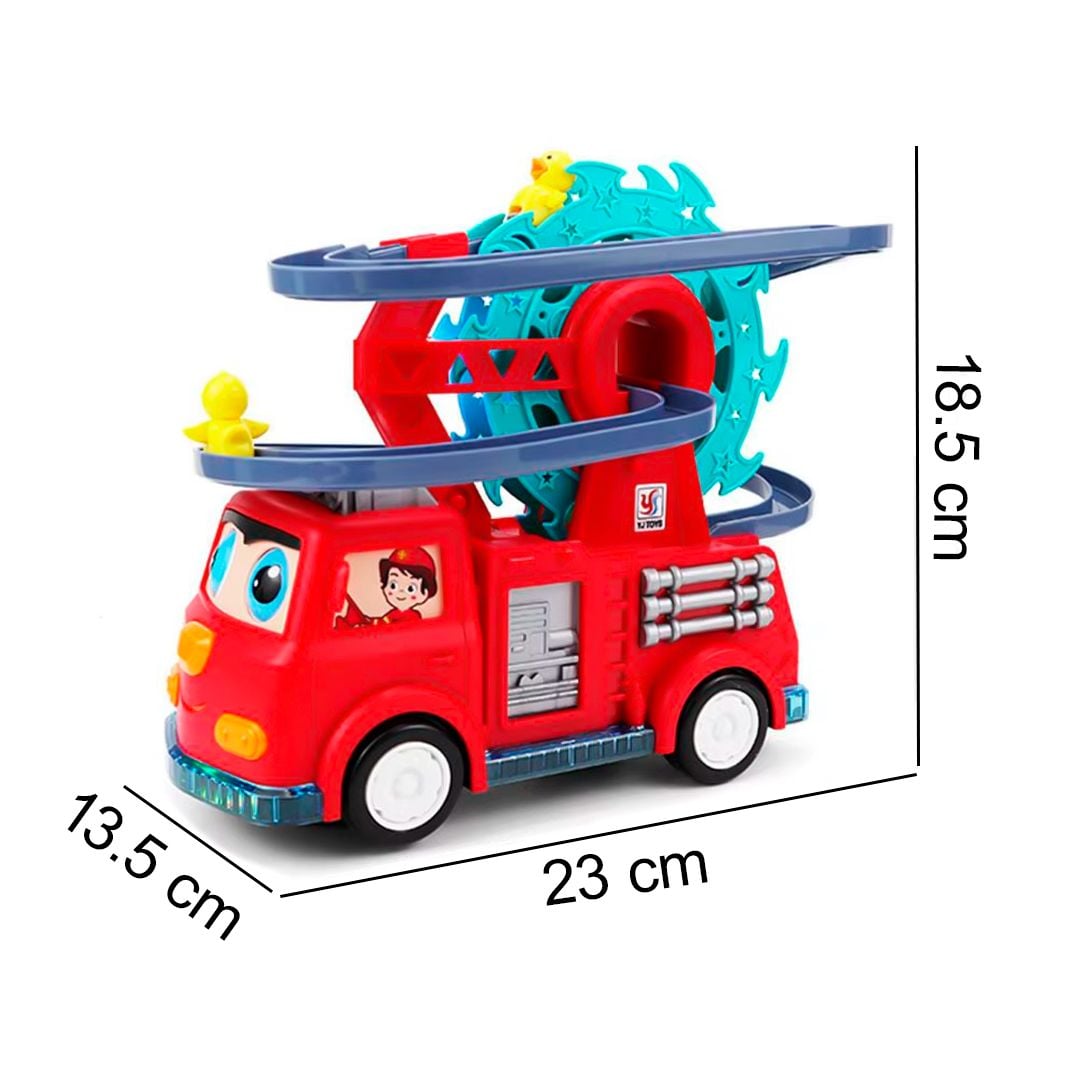 Fire Truck Toy with Ducks For Kids product thumbnail 19