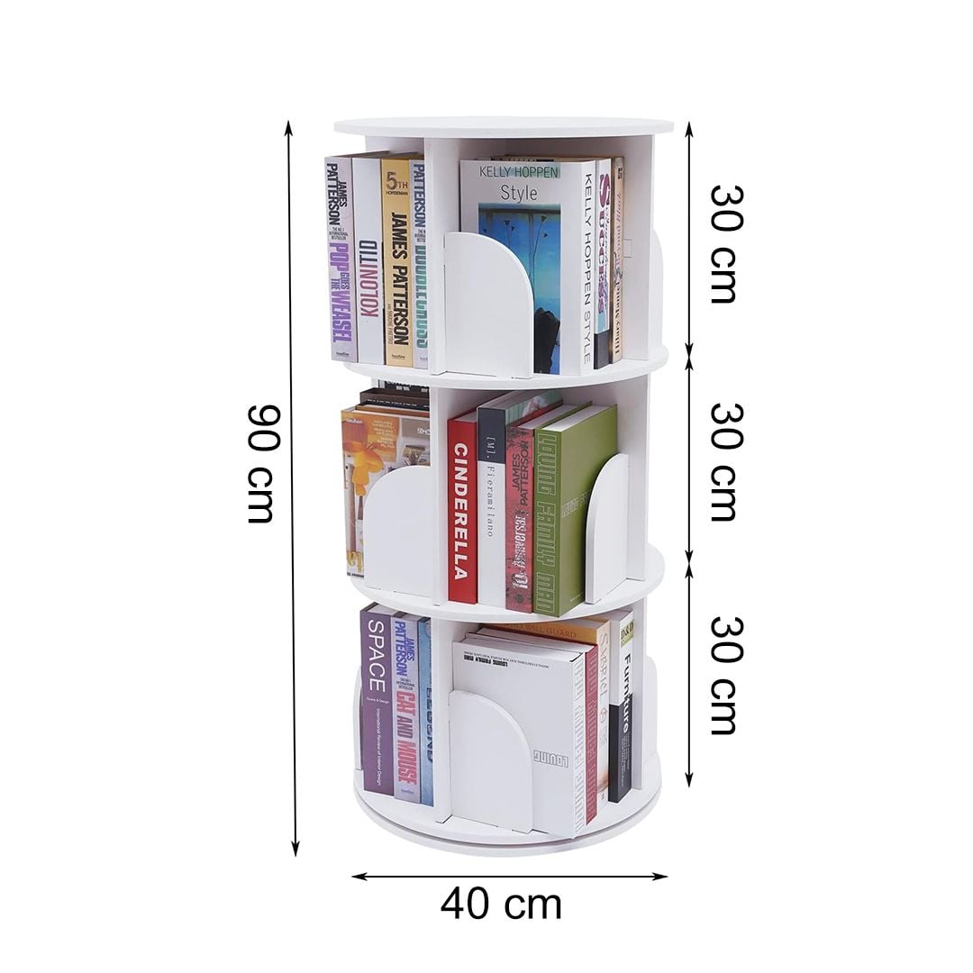 Wooden Library with Swivel Base- 3 Layers product thumbnail 12