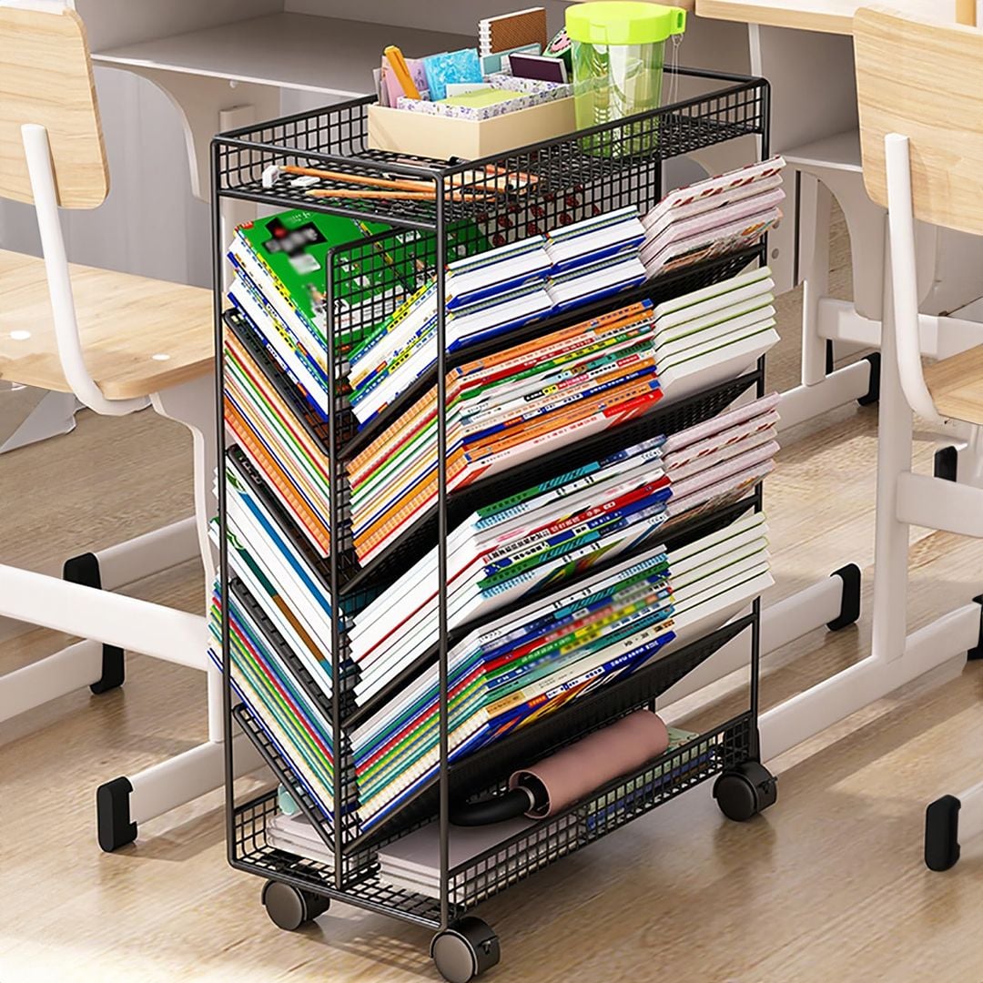 Metal Book Storage Cart product thumbnail 3