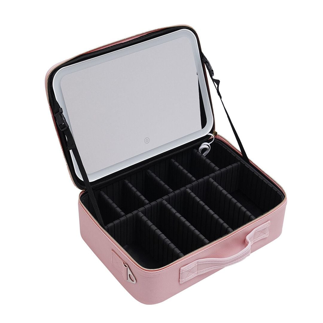 Cosmetic Storage Box With LED light Mirror product thumbnail 9