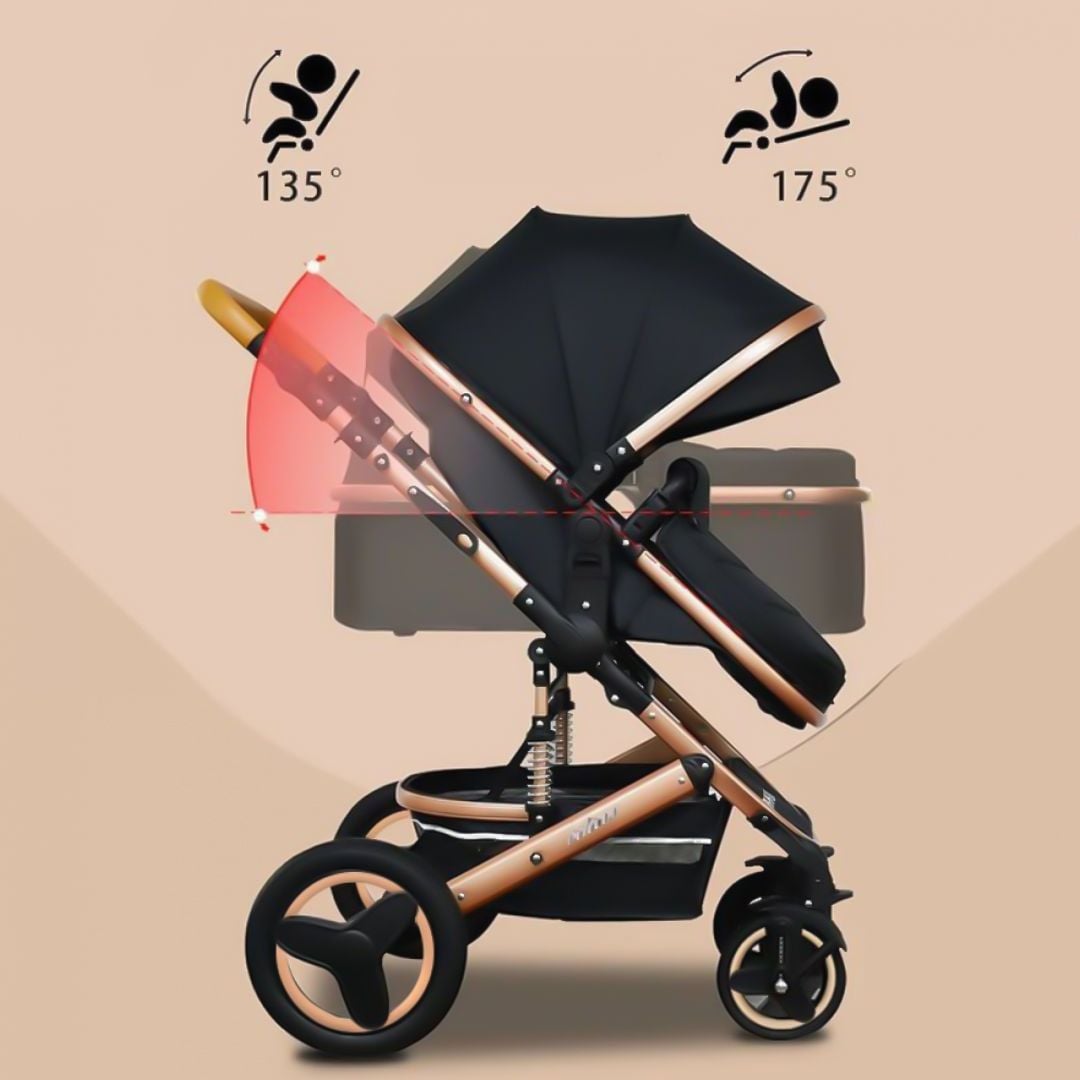 Baby Stroller With Car Seat - 8