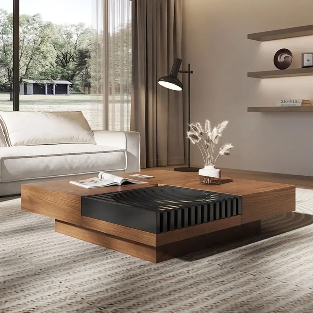 Scandinavian Style Center Table With Storage product thumbnail 10