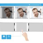 مرآة ثلاثية الجوانب قابلة للطي والتعليق - 7