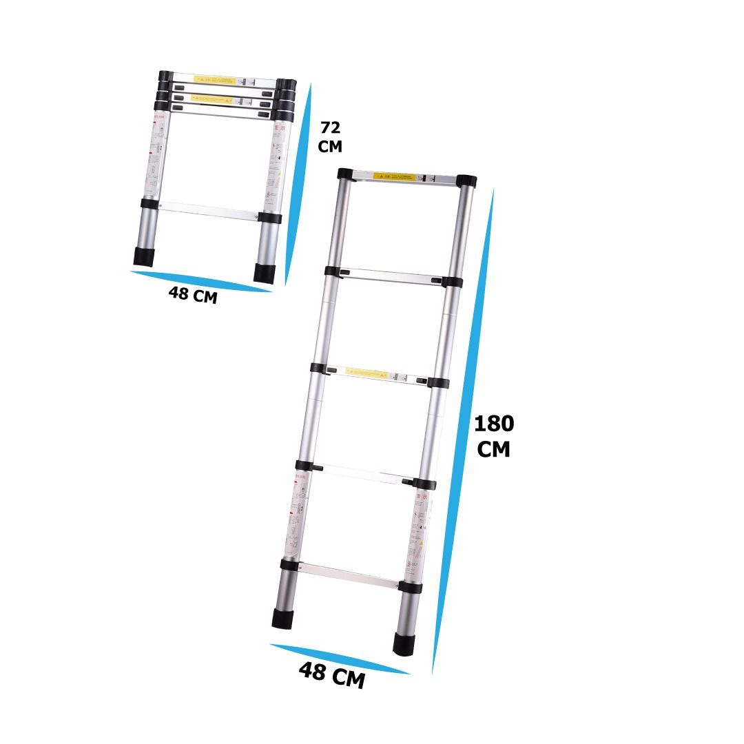 Telescopic Aluminum Ladders 5 steps product thumbnail 11