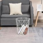 طاولة معدنية متعددة الاستخدام بغطاء خشبي - 12