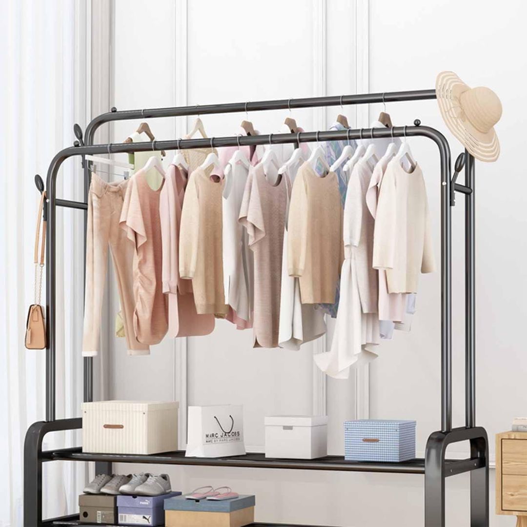 Shelves and Stand for Hanging Clothes 140 CM product thumbnail 8