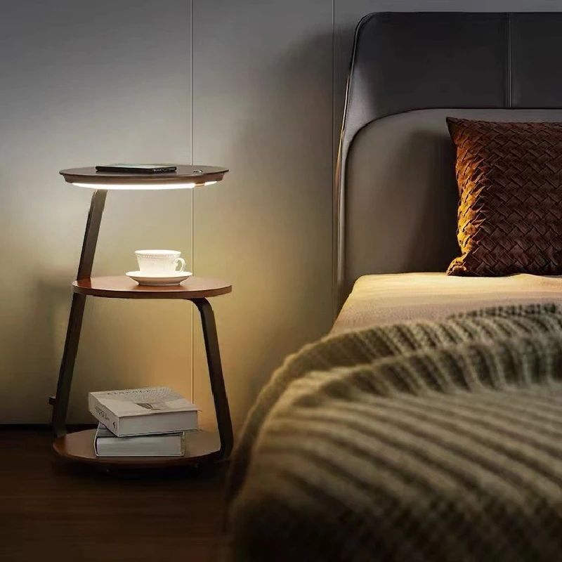 LED wooden table with fast Charging Technology product thumbnail 5