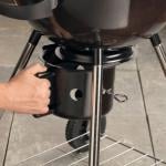 شواية الفحم للرحلات بغطاء علوي 92 سم - 9