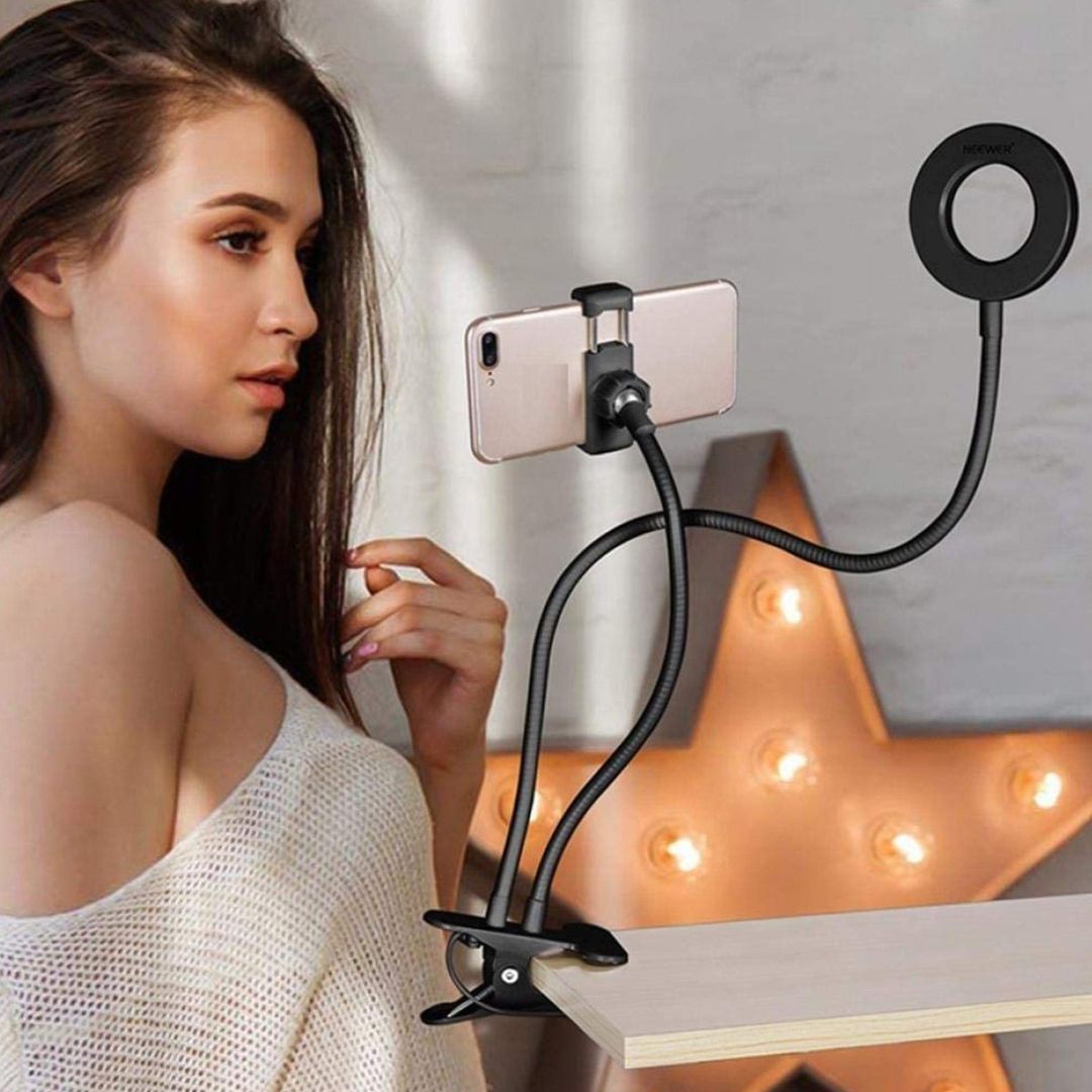 LED Phone Holder Clip With LED Light product thumbnail 5