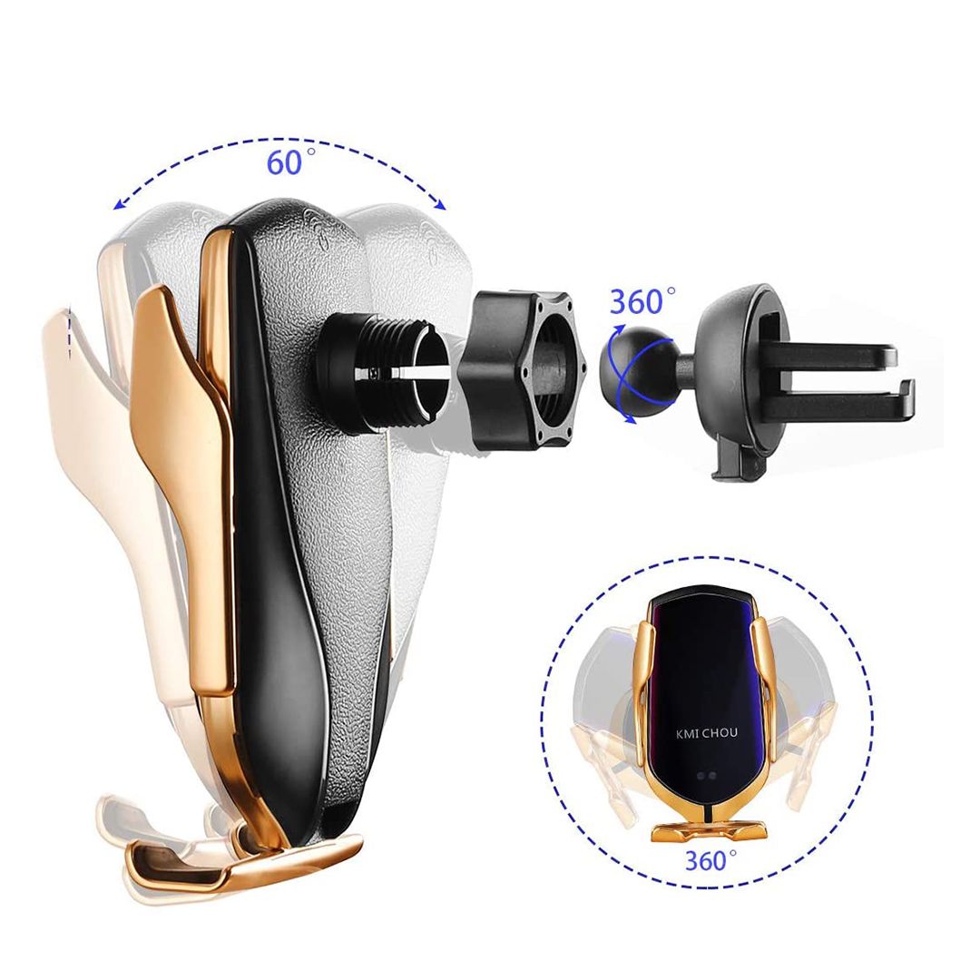 Gold Sensor Car Wireless Charger product thumbnail 10