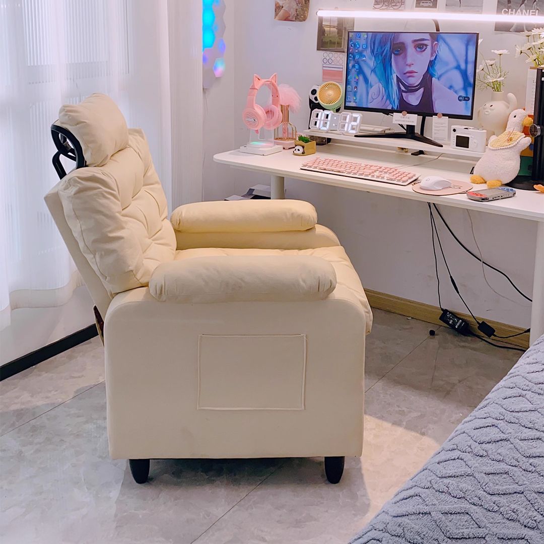 ريكلاينر مكتبي فاخر مع عجلات - 19