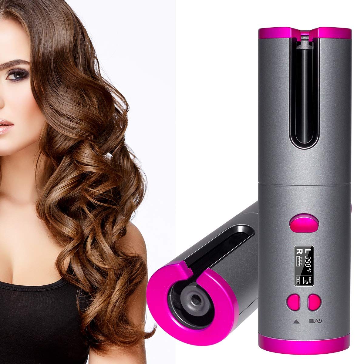 wireless auto hair curler product thumbnail 2