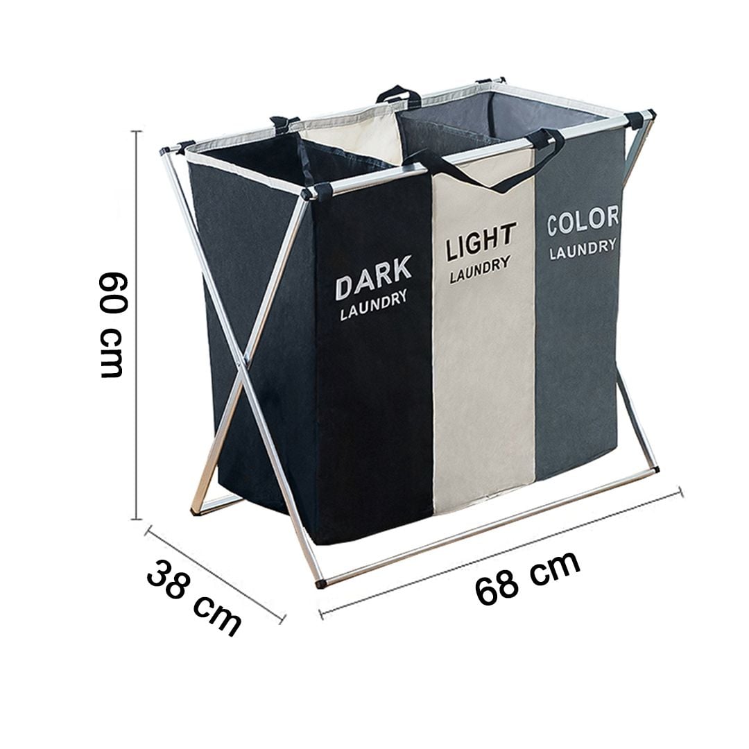 Three Section Laundry Basket product thumbnail 14