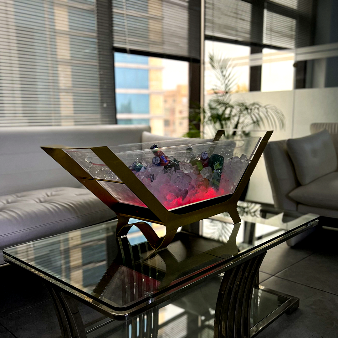 حوض المشروبات الثلجي المضيء - 26