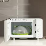 غطاء تسخين الطعام بالميكروويف مع فتحة للبخار - 2