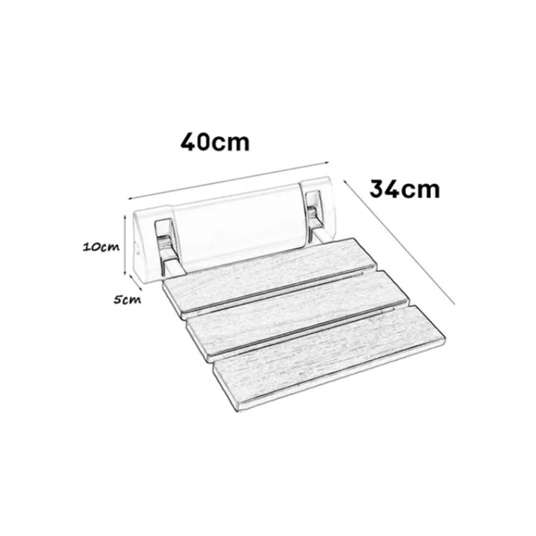 Foldable Wooden Shower Seat product thumbnail 16