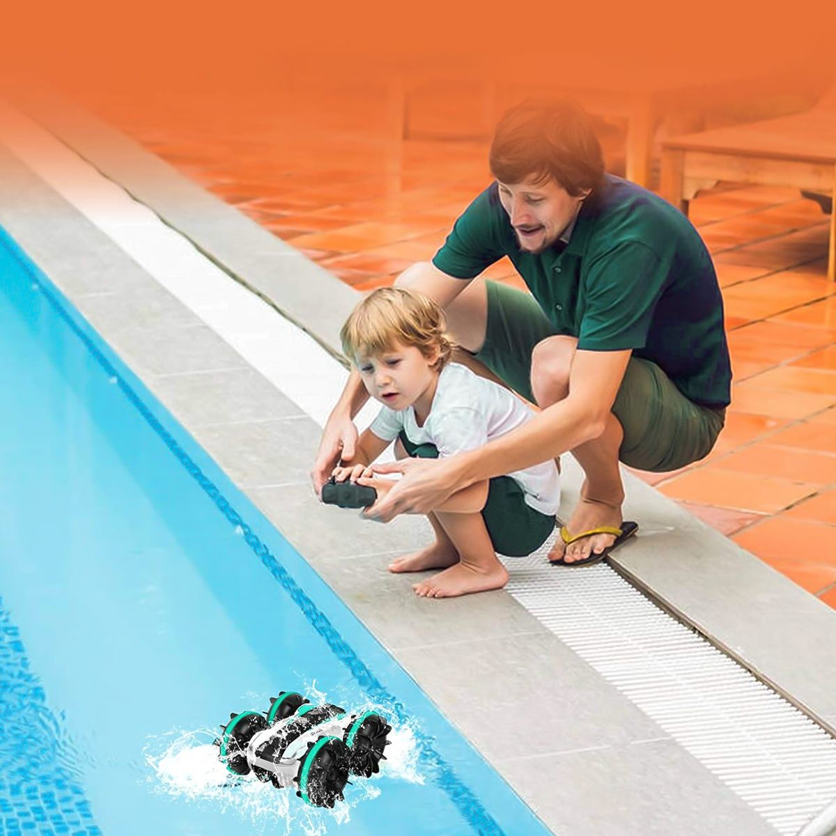 السيارة البرمائية للأطفال  - 3