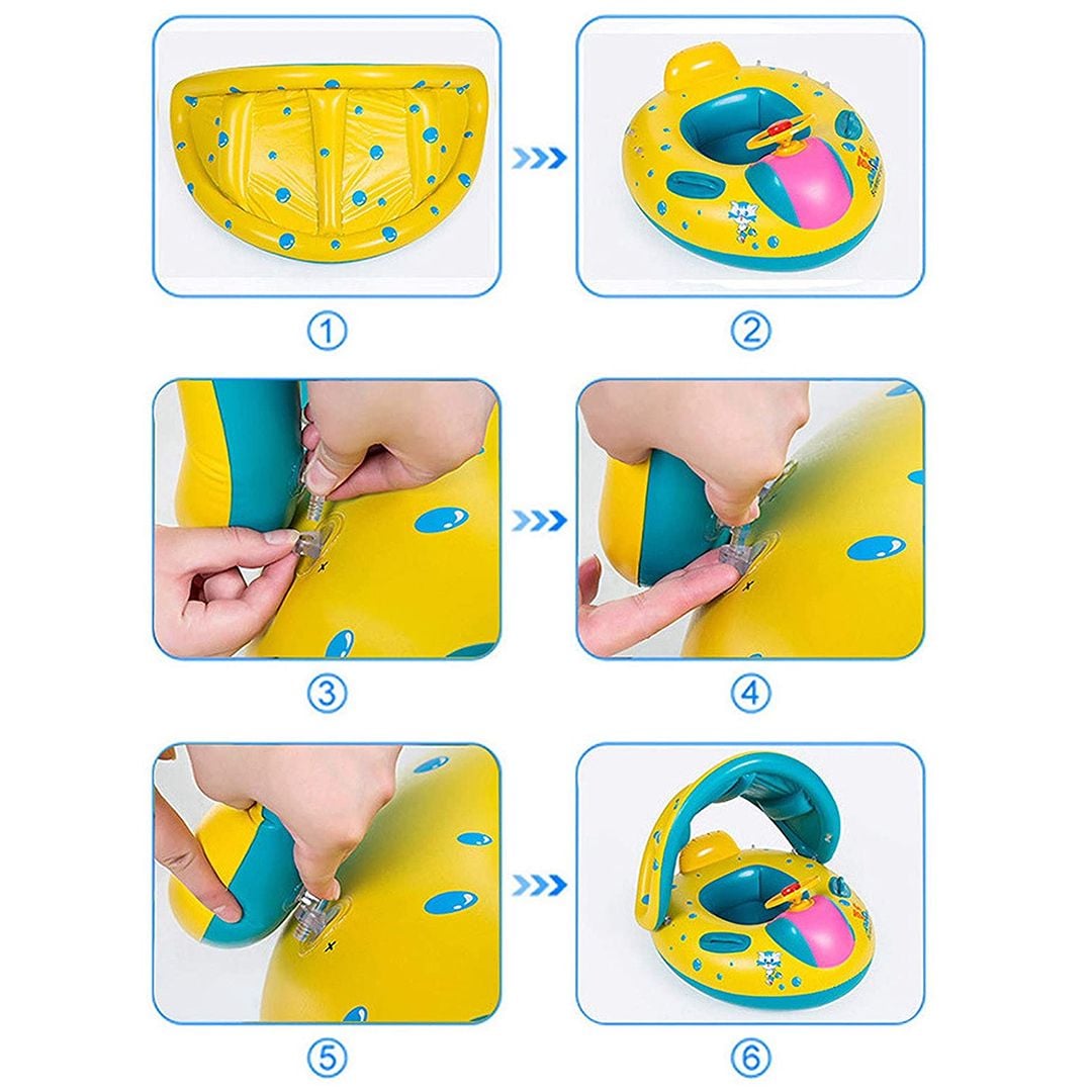 عوامة سباحة للأطفال قابلة للنفخ - 17