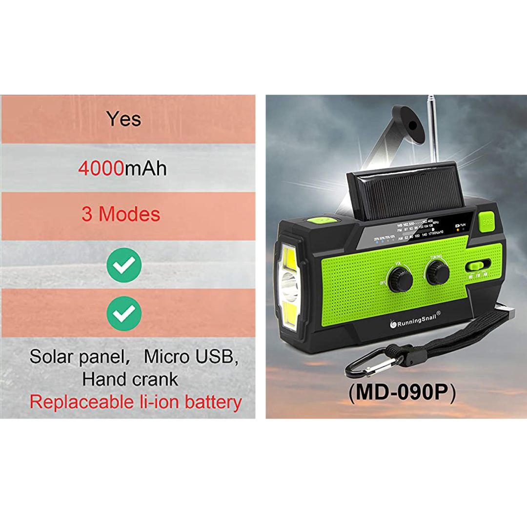 Solar Powered Rechargeable Radio product thumbnail 10