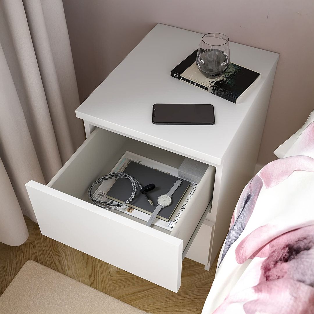 Nightstand with Hidden Safety Safe - 4