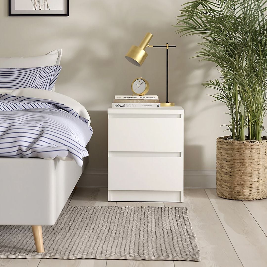 Nightstand with Hidden Safety Safe - 1