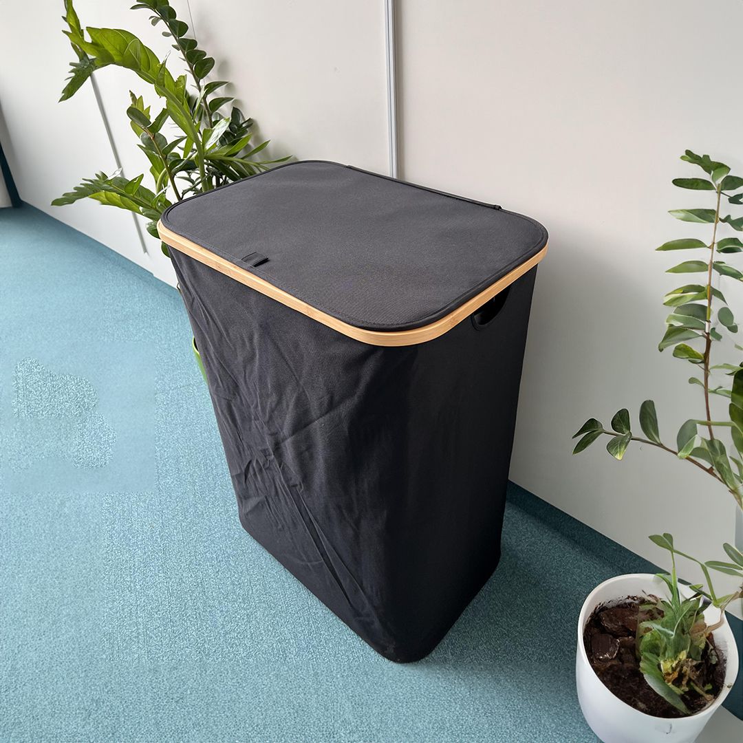 سلة غسيل ثلاثية مع غطاء ضد الماء - 12