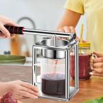 عصارة يدوية متينة من الستانلس ستيل - 5