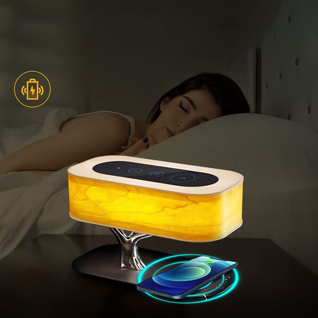 Bedside Lamp with Bluetooth Speaker and Wireless Charger product thumbnail 13