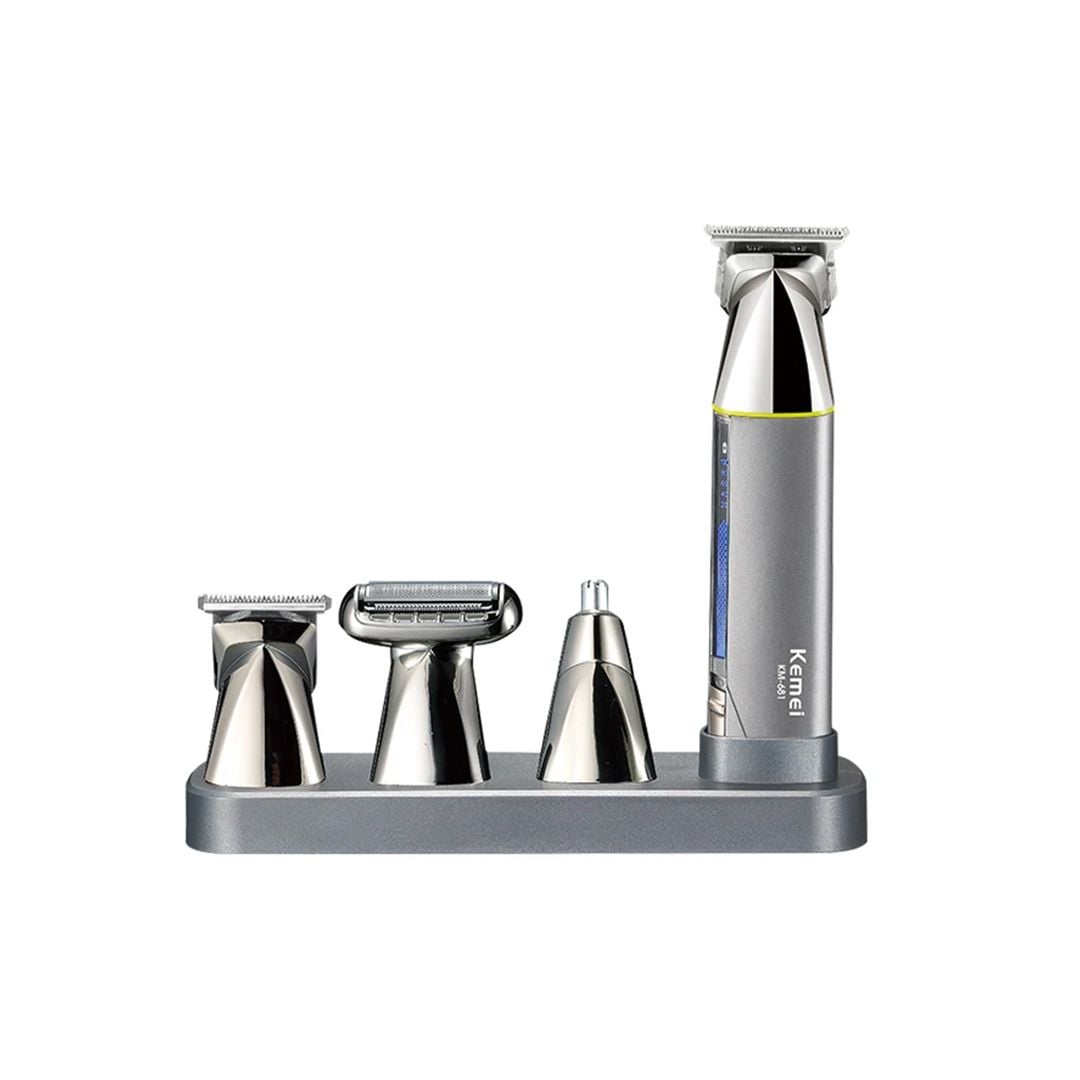 ماكينة الحلاقة الرجالية متعددة الرؤوس من KEMEI - 4