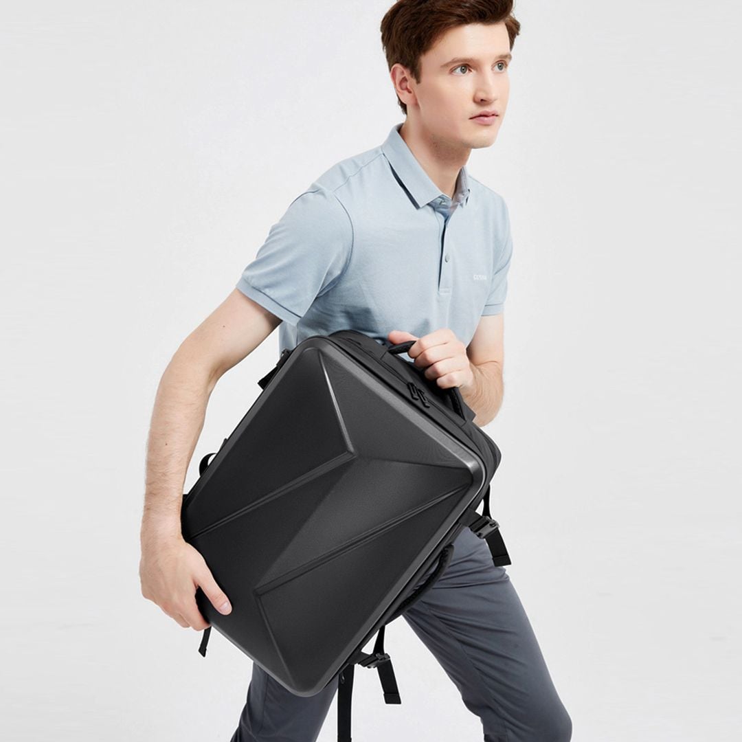 Double Backpack With USB Charging Feature product thumbnail 4