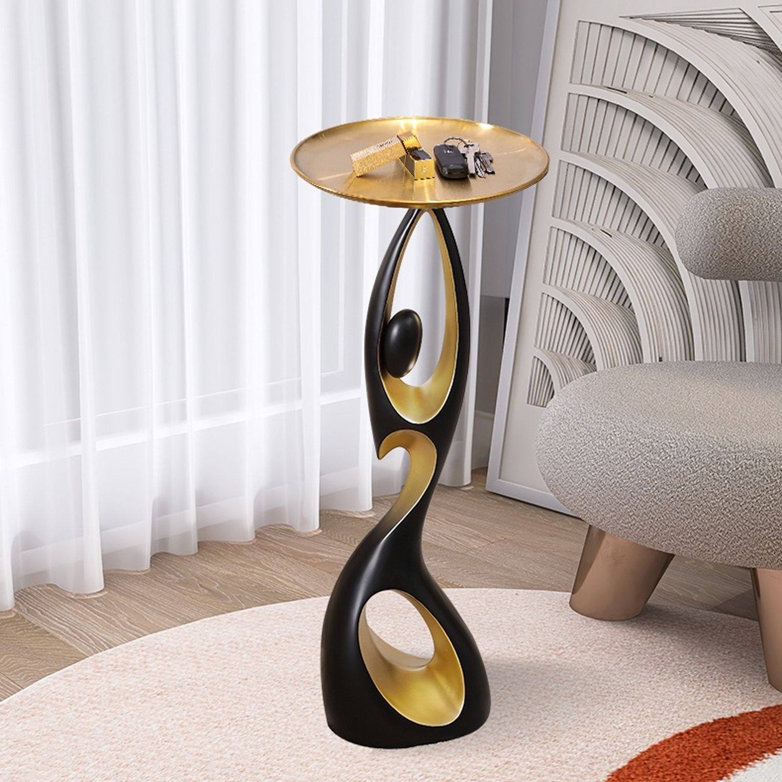 Modern Design Side Table With Tray product thumbnail 3